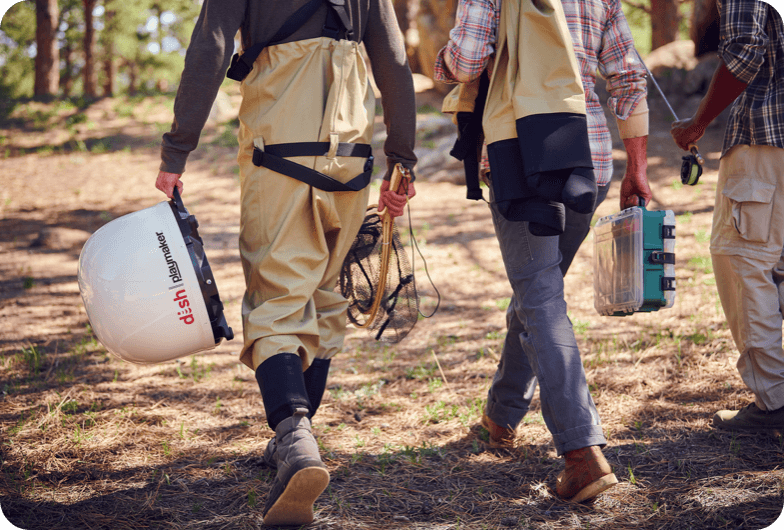 Fishing with DISH Outdoors